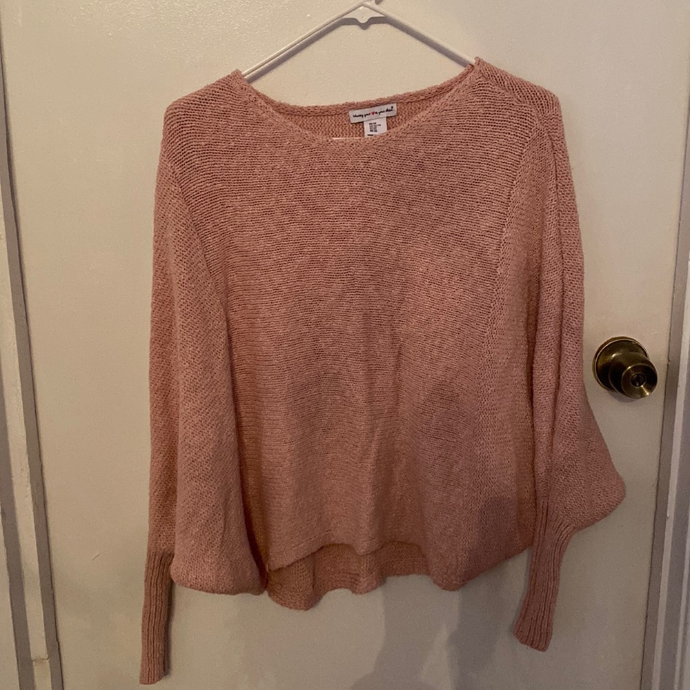 Pink sweater